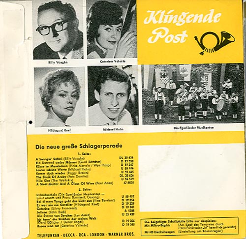 Albumcover Klingende Post - Klingende Post 1962/II